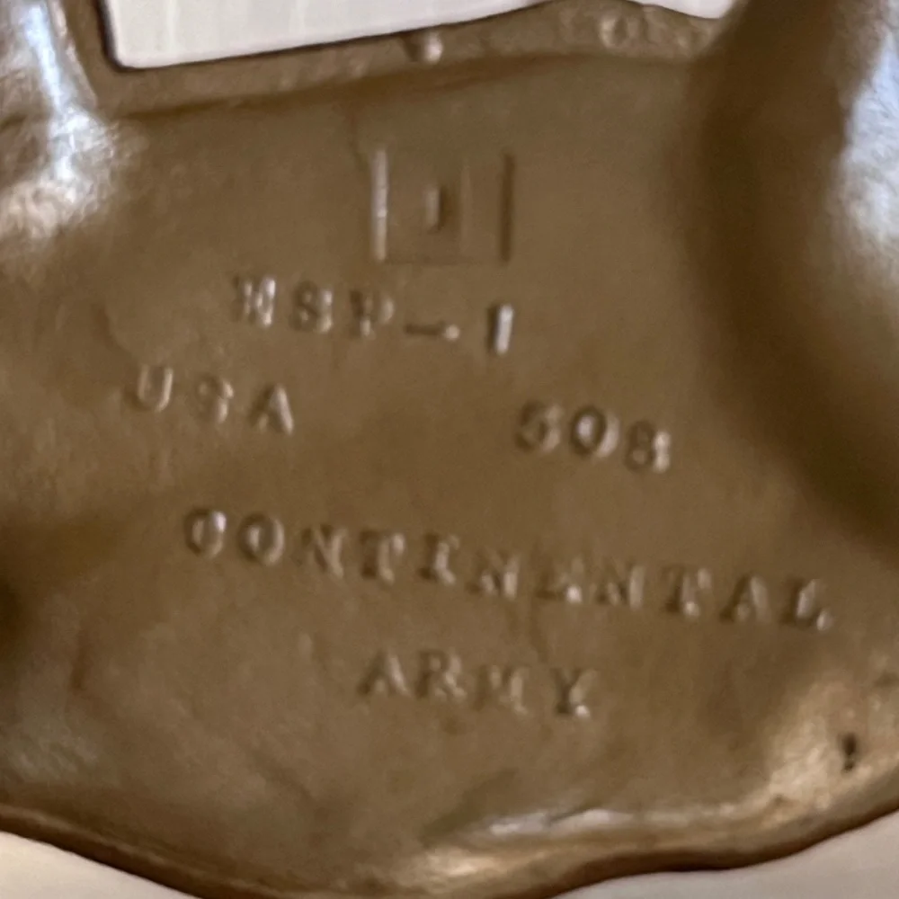 Colonial Soldier Cast Metal Wall Art in 1960s, 🇺🇸Made